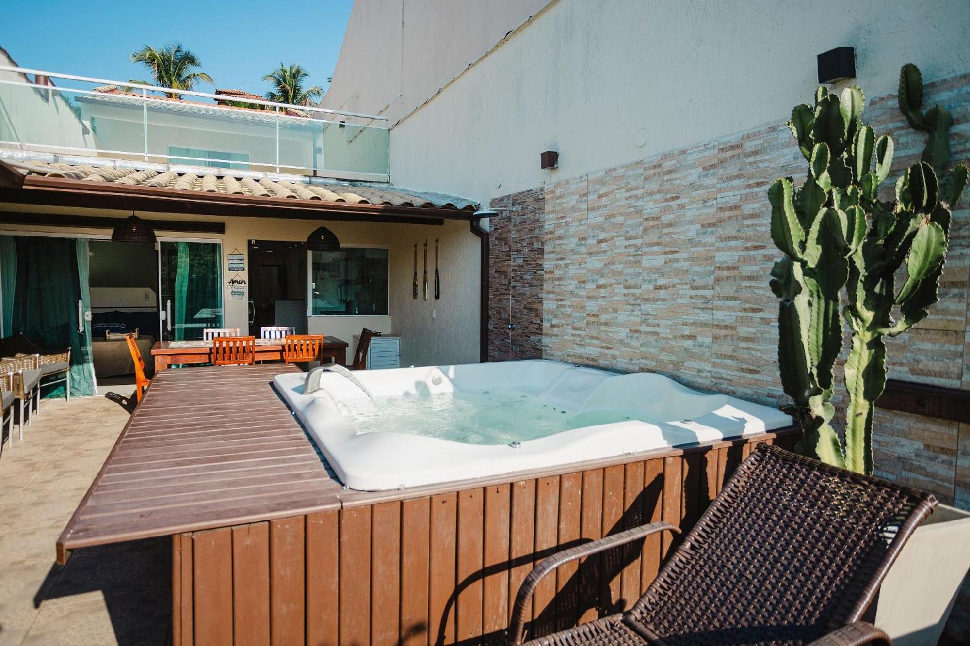 Casa C/ Jacuzzi A 600m Da Praia | Casa Boutique Holiday home Armacao dos Buzios
